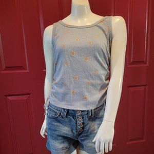 Rebellious Dreamer Pale Blue Tank (Juniors M)